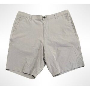 Banana Republic Mens Size 40 Gray Performance Golf Shorts Lightweight